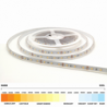 LED STRIP 2835SMD 10mm 3000K  IP33 21W/M 120D CRI 90-95 24V *SMD